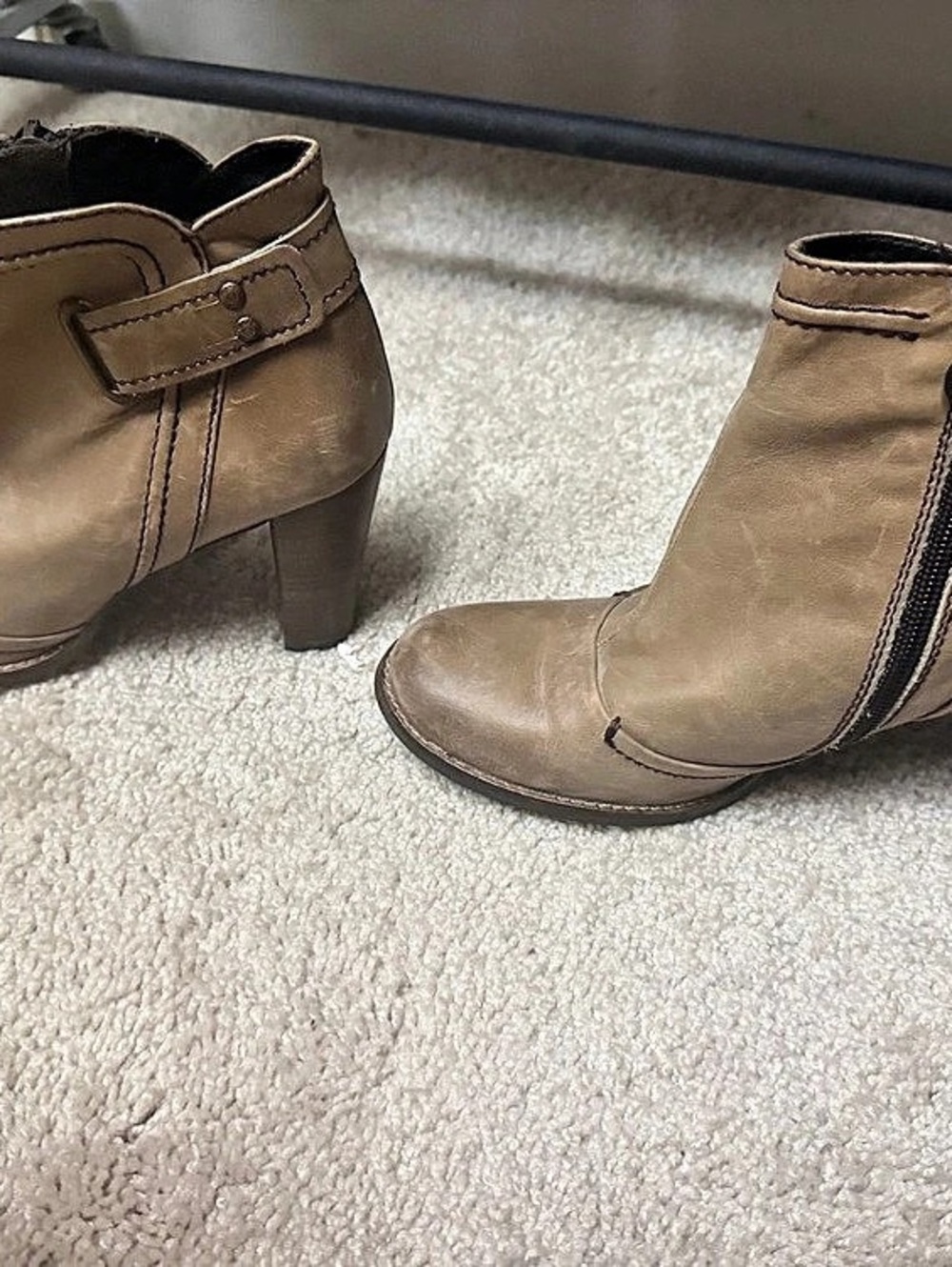 Pedro Miralles Brown Heeled Ankle Boots Size US 6